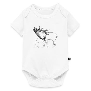 cerf - Body à manches courtes Premium Bébé - blanc - Devant