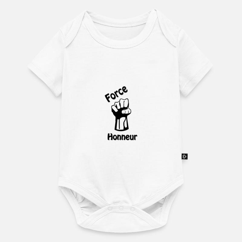 Force et Honneur - Body à manches courtes Premium Bébé - blanc
