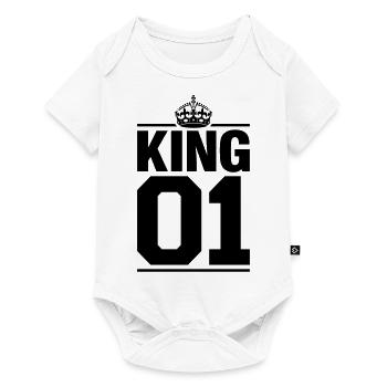 King 01 - Body à manches courtes Premium Bébé - blanc - Devant