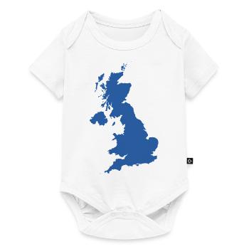 UK MAP - Baby Premium short-sleeve bodysuit - white - Front