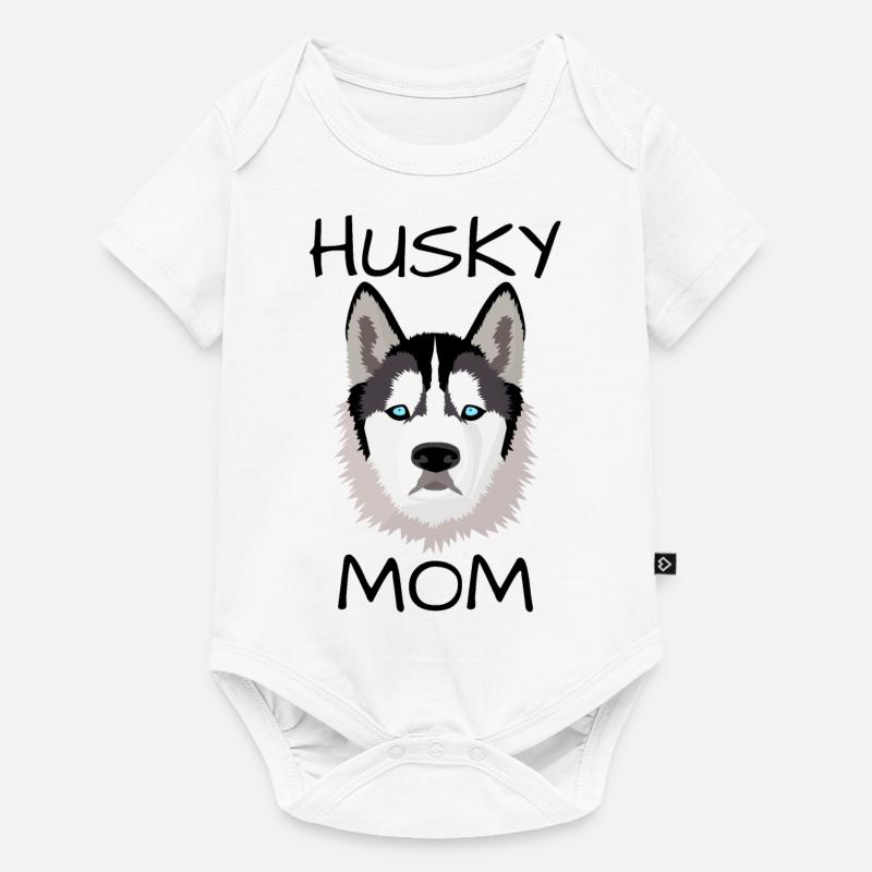 Husky maman - Body à manches courtes Premium Bébé - blanc