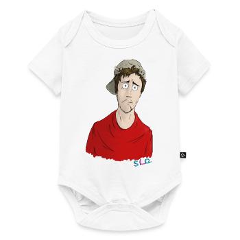 Geek - Männer Premium Langarmshirt - Baby Premium Kurzarmbody - Weiß - Vorne
