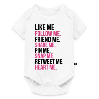 Like Me - Baby Premium Kurzarmbody - Weiß - Vorne