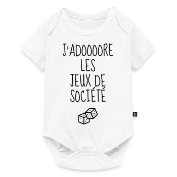 Board Game Brettspiel Jeu de Société Geek - Baby Premium short-sleeve bodysuit - white - Front