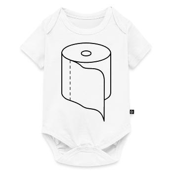 Klorolle / toilet roll (b, 1c) - Body à manches courtes Premium Bébé - blanc - Devant