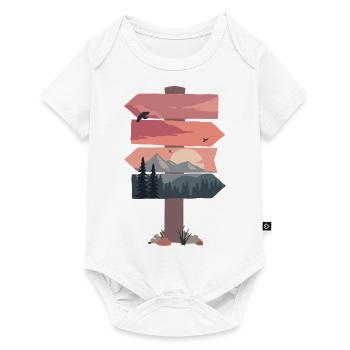 Travel - Baby Premium short-sleeve bodysuit - white - Front