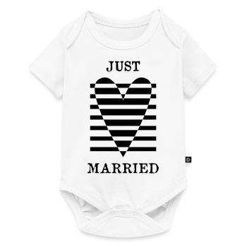 JUST MARRIED. LONG LIVE THE MARYS. VALENTINE'S DAY - Baby Premium short-sleeve bodysuit - white - Front