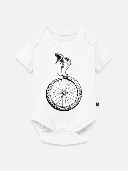 Snakebite - Baby Premium Kurzarmbody - Weiß