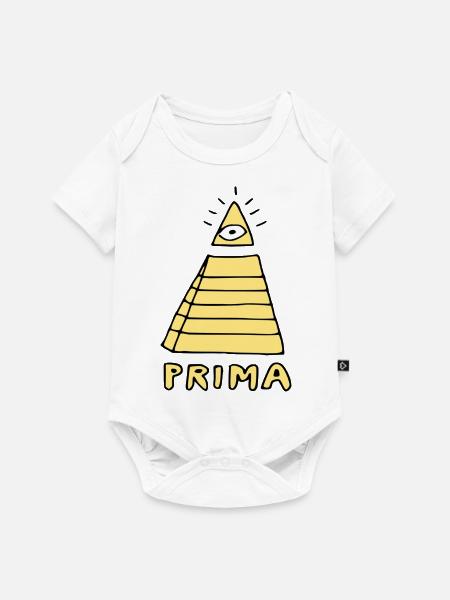 prima - Baby Premium Kurzarmbody - Weiß