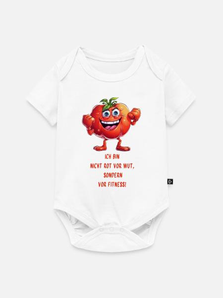 Tommy das Tomatenwunder - Baby Premium Kurzarmbody - Weiß