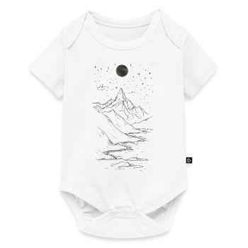 Moon beach - Baby Premium short-sleeve bodysuit - white - Front