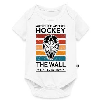 Hockey le mur - Body à manches courtes Premium Bébé - blanc - Devant