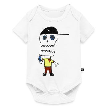 EmptyJuice SkullHeart - Baby Premium Kurzarmbody - Weiß - Vorne
