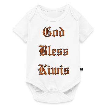 GodBlessKiwis - Baby Premium short-sleeve bodysuit - white - Front