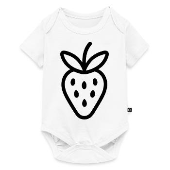strawberry - Baby Premium short-sleeve bodysuit - white - Front