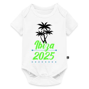 Ibiza 2025 - Body à manches courtes Premium Bébé - blanc - Devant