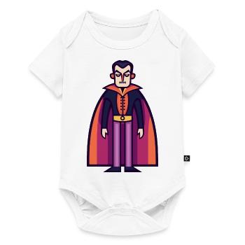 Vampire Halloween Symbol Comic - Baby Premium short-sleeve bodysuit - white - Front