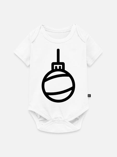 Weihnachtskugel - Baby Premium Kurzarmbody - Weiß