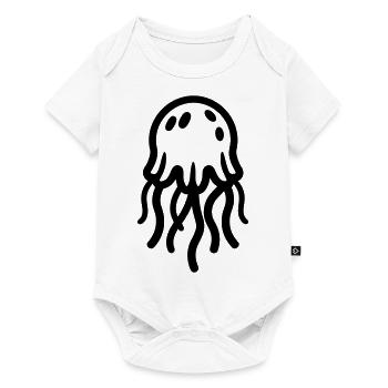 Jellyfish - Baby Premium short-sleeve bodysuit - white - Front