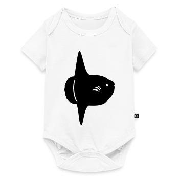 Mondfisch - Mola Mola - Baby Premium Kurzarmbody - Weiß - Vorne