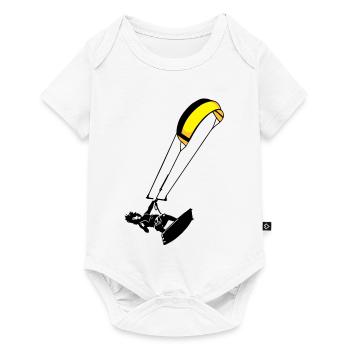 kite-surf - Baby Premium short-sleeve bodysuit - white - Front