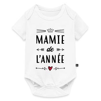 Großmütter / Oma / Mami / Großmutter / Mamy - Baby Premium Kurzarmbody - Weiß - Vorne