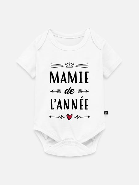 Großmütter / Oma / Mami / Großmutter / Mamy - Baby Premium Kurzarmbody - Weiß