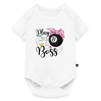 Jouez comme une piscine boss - Body à manches courtes Premium Bébé - blanc - Devant