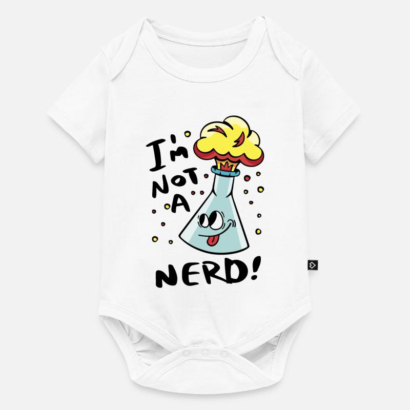 Je ne suis pas un nerd - Body à manches courtes Premium Bébé - blanc