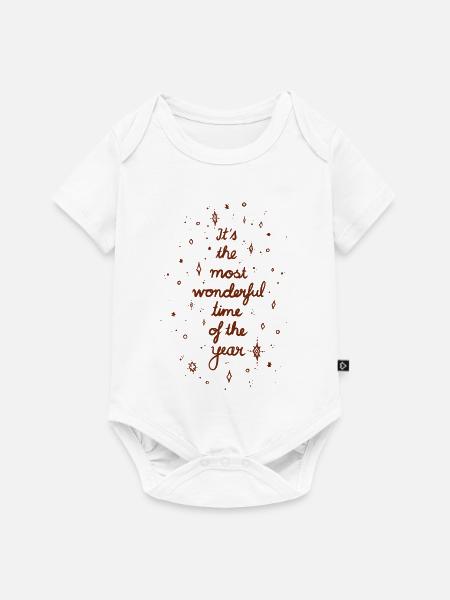 Holiday Season - Baby Premium Kurzarmbody - Weiß