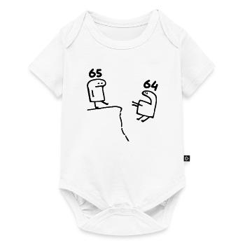 65 Years - 65th Birthday Fun 65 Year Gift - Baby Premium short-sleeve bodysuit - white - Front