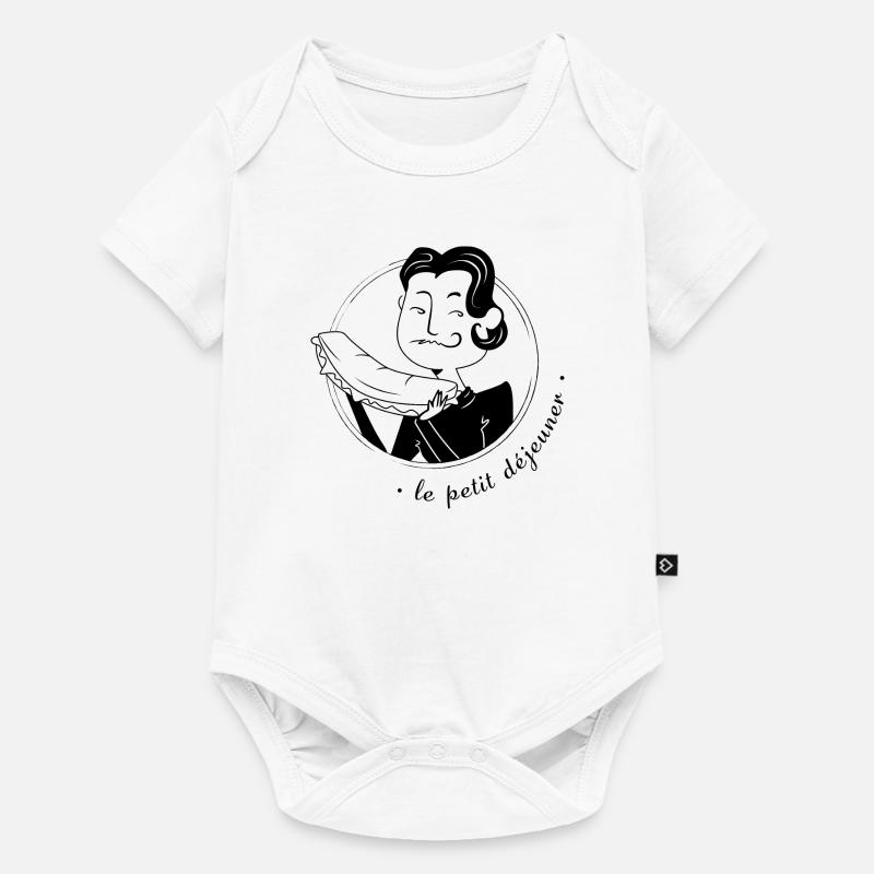 Le petit déjeuner - Body à manches courtes Premium Bébé - blanc