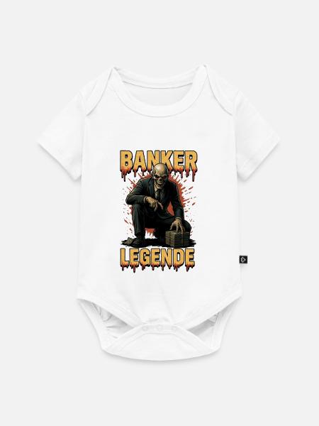 Banker Legend - Baby Premium Kurzarmbody - Weiß