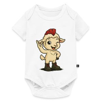Punk Rock Lamb - Baby Premium Kurzarmbody - Weiß - Vorne