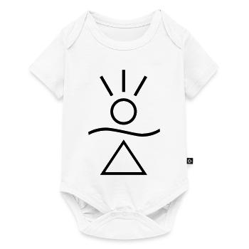 Honnaua - Das Amulett des Glücks - Baby Premium Kurzarmbody - Weiß - Vorne