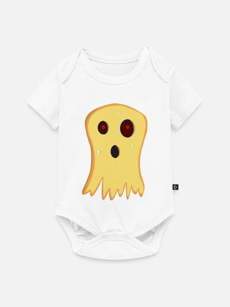 käse geist halloween - Baby Premium Kurzarmbody - Weiß