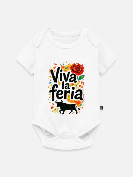 Viva la feria – Baskische Traditionen - Baby Premium Kurzarmbody - Weiß