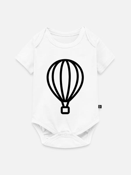 Luftballon - Baby Premium Kurzarmbody - Weiß