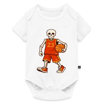 Maillot Skeleton Hoops 23 - Body à manches courtes Premium Bébé - blanc - Devant
