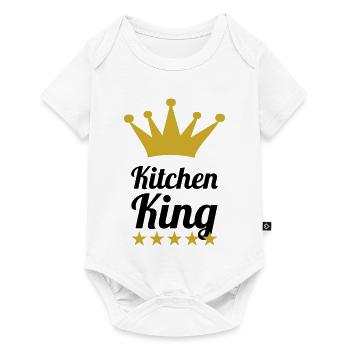 Le Roi de la cuisine - Body à manches courtes Premium Bébé - blanc - Devant