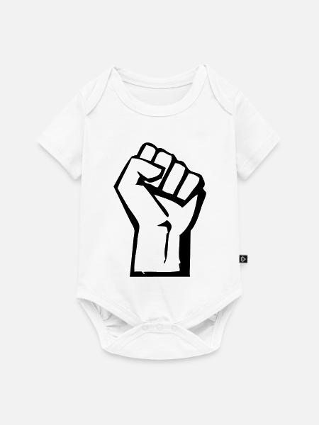 Faust - Proletariat - Arbeiter - Baby Premium Kurzarmbody - Weiß