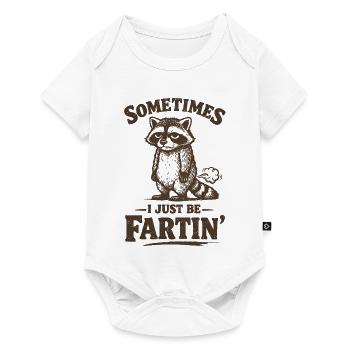 Sometimes I just fart. - Baby Premium short-sleeve bodysuit - white - Front
