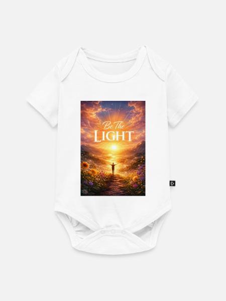 Sei das Licht bei Sonnenaufgang - Baby Premium Kurzarmbody - Weiß
