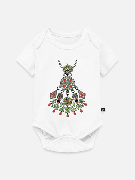 Juwelen von Kabylien - Baby Premium Kurzarmbody - Weiß