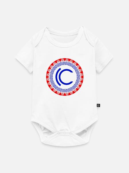 Logo Acaju Tibiró - Baby Premium Kurzarmbody - Weiß