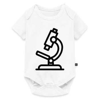 microscope - Body à manches courtes Premium Bébé - blanc - Devant
