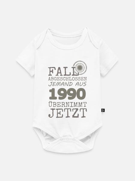 1990 - Baby Premium Kurzarmbody - Weiß