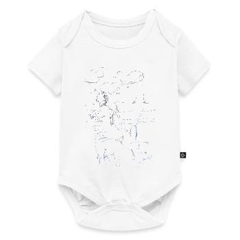 Lustige Skizze mit Möwe von Jörg Langhans - Baby Premium Kurzarmbody - Weiß - Vorne