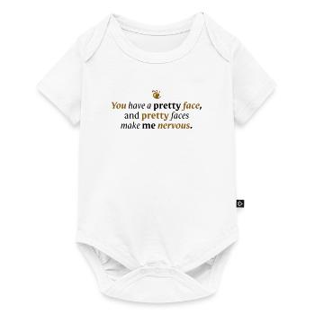 You have a pretty face - Baby Premium short-sleeve bodysuit - white - Front