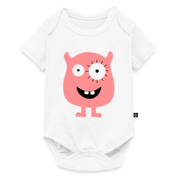 monster - Baby Premium short-sleeve bodysuit - white - Front